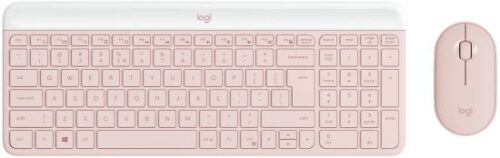 301074_b_1.jpg סט מקלדת ועכבר אלחוטיים Logitech MK470 Slim - ורוד