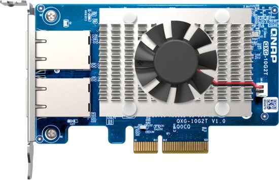 כרטיס רשת QNAP QXG-10G2T Dual-Port PCie 10Gbe
