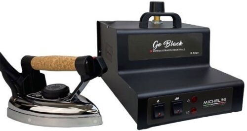 מגהץ קיטור מקצועי טורבו 2.3 ליטר 800W דגם Go Black מבית Michelini