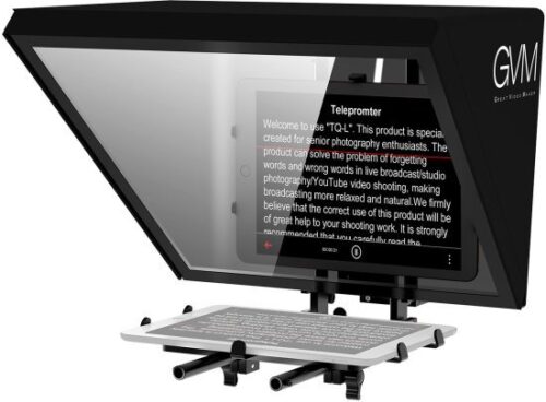 טלפרומפטר עם שלט רחוק GVM TQ-L
