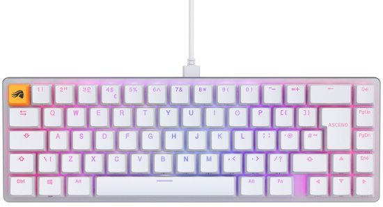304593_b_1.jpg מקלדת גיימינג מכנית קומפקטית חוטית Glorious GMMK 2 Prebuilt 65% - צבע לבן
