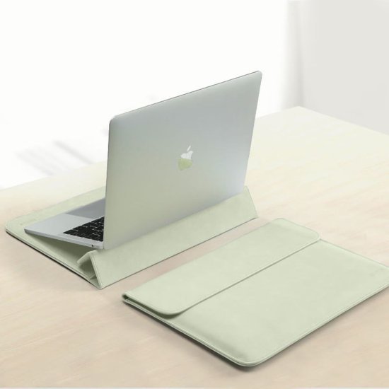 נרתיק למחשב נייד בגודל 16 אינץ' דגם The Nova Plus מבית Camel Mountain - צבע ירוק מנטה