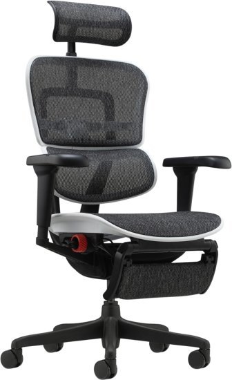 כיסא רשת גיימינג Comfort Ergohuman Ultra מבית Keisar - צבע לבן