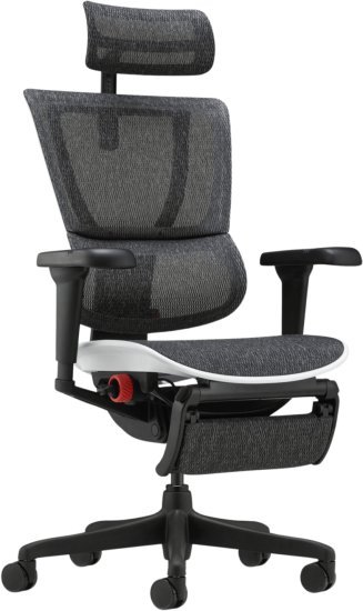 כיסא רשת גיימינג Comfort Mirus Ultra מבית Keisar - צבע לבן