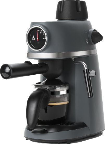 מכונת אספרסו ידנית עוצמתית עם מקציף חלב Black+Decker BXCO800E 800W - צבע שחור