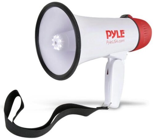 מגפון 30W עם פנס דגם PMP37LED מבית Pyle Professional