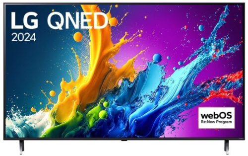 טלוויזיה חכמה LG 55'' QNED80 UHD 4K Quantum Dot NanoCell 55QNED80T6B