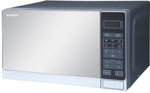 מיקרוגל דיגטלי 20 ליטר Sharp R-20MT(S)V 800W - צבע כסוף