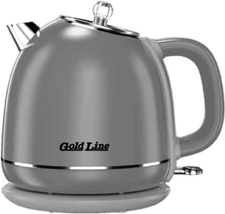 קומקום חשמלי נשלף 1.7 ליטר דגם ATL-755G 1500W מבית Gold Line - צבע אפור