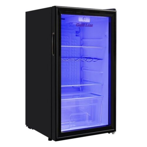 מקרר משרדי דלת זכוכית 90 ליטר Gold Line דגם BC-140GS