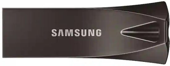זכרון נייד Samsung BAR Plus USB 3.1 - נפח 256GB - צבע אפור טיטניום