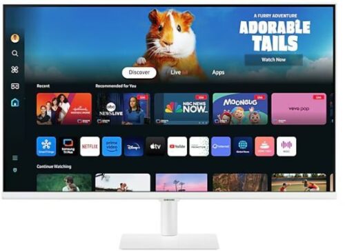 מסך מחשב חכם ''Samsung S32DM501EM FHD LED VA 31.5 - צבע לבן