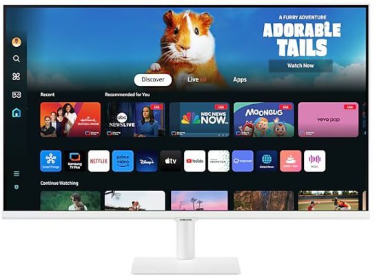 מסך מחשב חכם ''Samsung S32DM501EM FHD LED VA 31.5 - צבע לבן