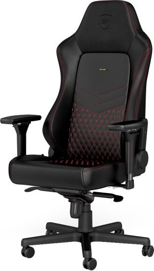 כיסא גיימינג סדרת Hero מבית Noblechairs - צבע שחור / אדום