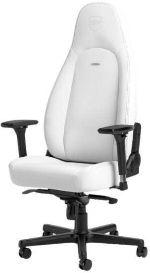 כיסא גיימינג סדרת Icon מבית Noblechairs - צבע לבן