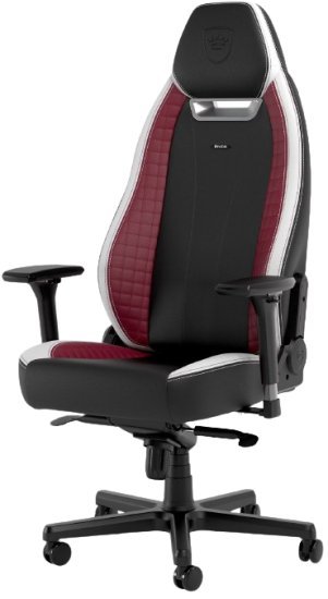 כיסא גיימינג סדרת Legend מבית Noblechairs - צבע שחור/לבן / אדום