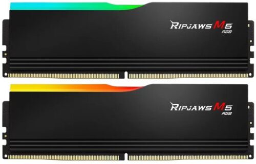 זיכרון למחשב G.Skill Ripjaws M5 RGB 2x48GB DDR5 6400Mhz CL32 - צבע שחור