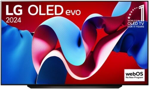 מסך טלוויזיה חכמה LG OLED evo C4 - בגודל 83 אינץ' ברזולוציית 4K דגם: OLED83C46LA