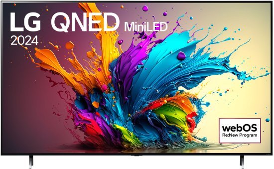טלוויזיה חכמה LG 75'' QNED90 UHD 4K QNED MiniLED 75QNED90T6A