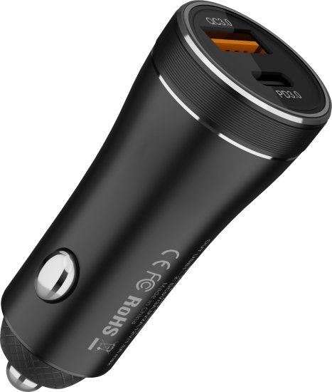 313615_b_1.jpg מטען רכב טעינה מהירה 43W בחיבור USB type-A+C ו-PD מבית VicoVation