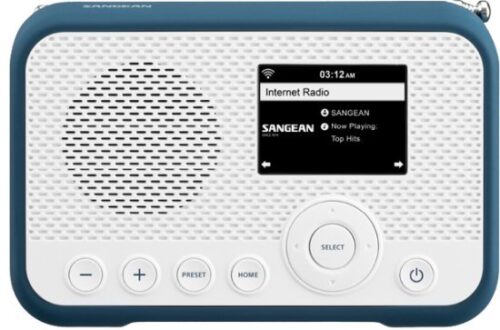 רדיו אינטרנט נייד SANGEAN Survivor WFR-39 - צבע לבן / כחול