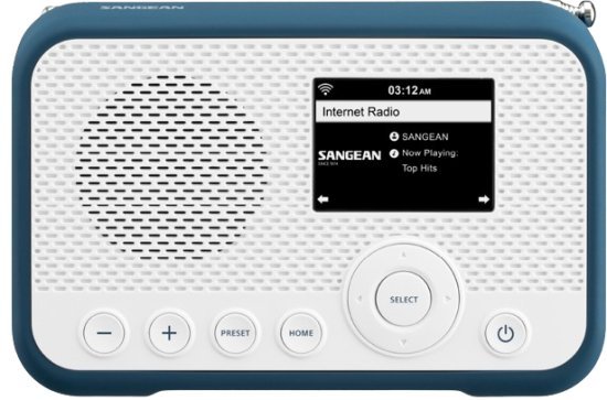 רדיו אינטרנט נייד SANGEAN Survivor WFR-39 - צבע לבן / כחול