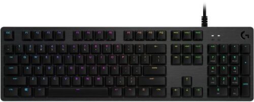 מקלדת לגיימרים מכאנית Logitech G512 RGB Carbon - מתג GX Brown Tactile