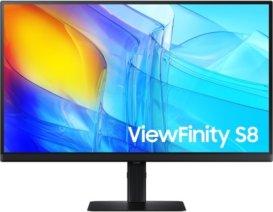 מסך מחשב ''Samsung ViewFinity S8 S27D800EAU 4K UHD LED IPS 27