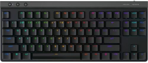 מקלדת גיימינג מכנית אלחוטית Logitech G G515 TKL LightSpeed RGB - צבע שחור