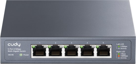 315703_b_1.jpg מתג שולחני מתכתי Cudy 5-Port 2.5Gbps HS105