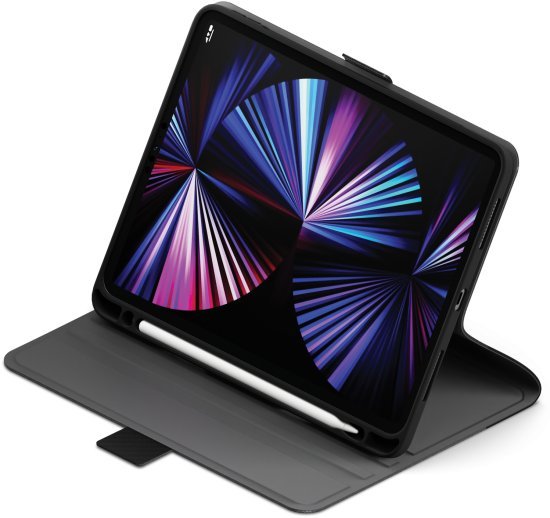 כיסוי Cygnett Tekview ל- Apple iPad Pro 11 Inch (M4) עם אחסון ל- Apple Pencil - צבע שחור / אפור