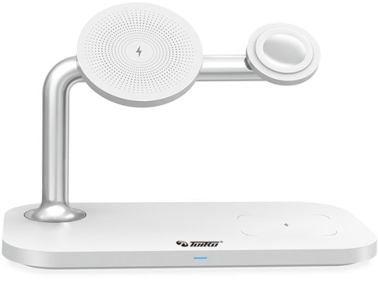 324292_b_1.jpg מעמד שולחני עם טעינה אלחוטית Toiko - צבע לבן