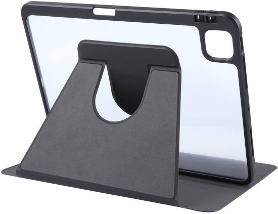 324343_b_1.jpg כיסוי מעמד Premium 360 TPU ל- Apple iPad Pro 11 Inch 2018/2020 / 2021/2022 / iPad Air 10.9 2020/2022 / iPad Air 11 Inch M2 / M3 - צבע שחור / שקוף