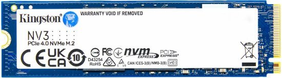 כונן Kingston NV3 PCIe 4.0 x4 NVMe M.2 2280 500GB SSD