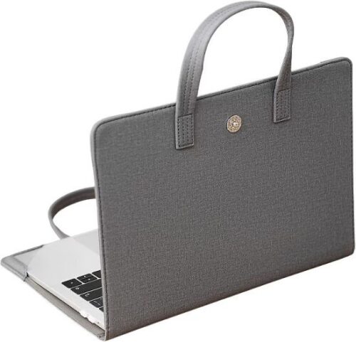 תיק כיסוי למחשב נייד בגודל 16 אינץ’ דגם The Nebulae Platinum מבית Camel Mountain - צבע אפור