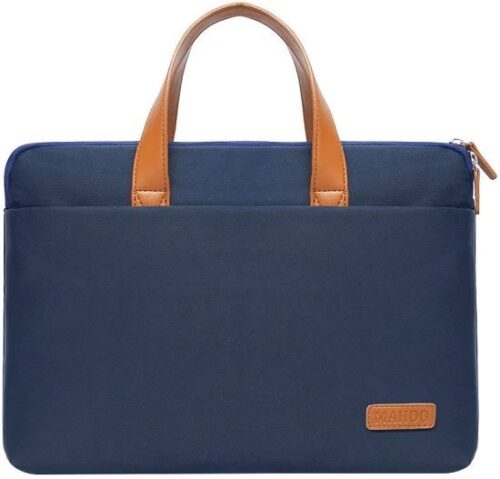 תיק צד למחשב נייד בגודל 16 אינץ’ דגם The Flawless Pro מבית Camel Mountain - צבע כחול כהה