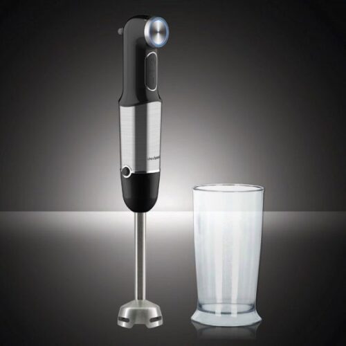 בלנדר מוט מנירוסטה 1300W עם כוס מדידה מבית Universe - צבע שחור ונירוסטה