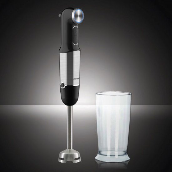 בלנדר מוט מנירוסטה 1300W עם כוס מדידה מבית Universe - צבע שחור ונירוסטה