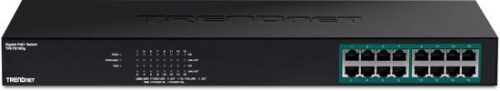 מתג לא מנוהל TRENDnet TPE-TG160g GREENnet 16-Port Gigabit PoE+ (250W) (Version v3.0R)