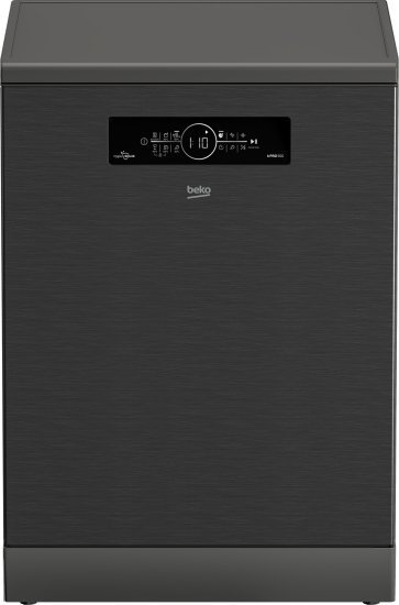מדיח כלים רחב 15 מערכות כלים 6 תוכניות Beko BDFN36522DQ - צבע נירוסטה מושחרת