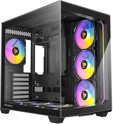 מארז מחשב ללא ספק Antec C5 ARGB ATX Mid Tower - צבע שחור