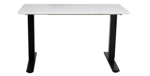 334176_b_1.jpg שולחן פנאומטי 160 ס''מ מבית Keisar - רגלי השולחן צבע שחור, פלטה בציפוי PVC צבע לבן