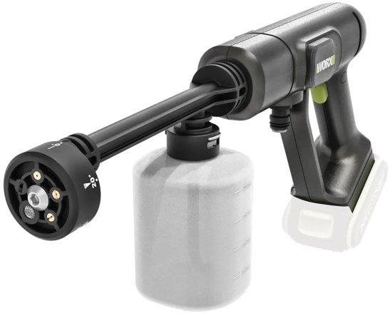 מכשיר שטיפה בלחץ נטען 20V + אביזרים Worx - גוף בלבד ללא סוללה וללא מטען