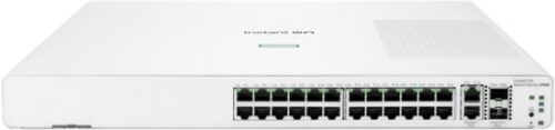 מתג +HPE Aruba Instant On 1960 24-Port Gigabit with 2 port 10GBT and 2 Port SFP