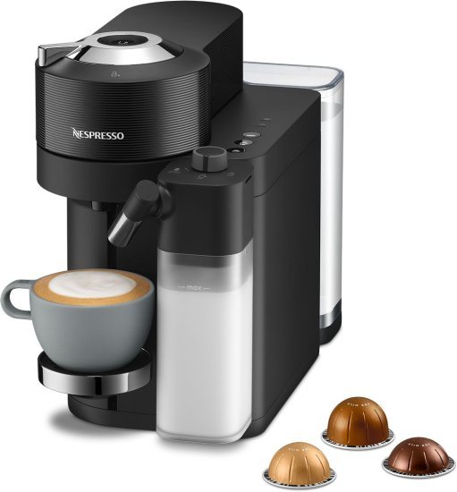מכונת קפה Nespresso Vertuo Lattissima - צבע שחור - שנה אחריות יבואן רשמי