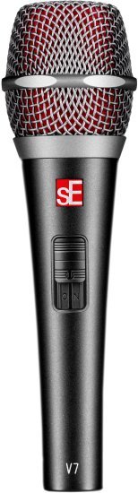 מיקרופון כף יד דינמי sE Electronics sE V7 Switch - צבע שחור