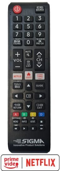 שלט ייעודי לטלוויזיות Samsung מבית Sigma