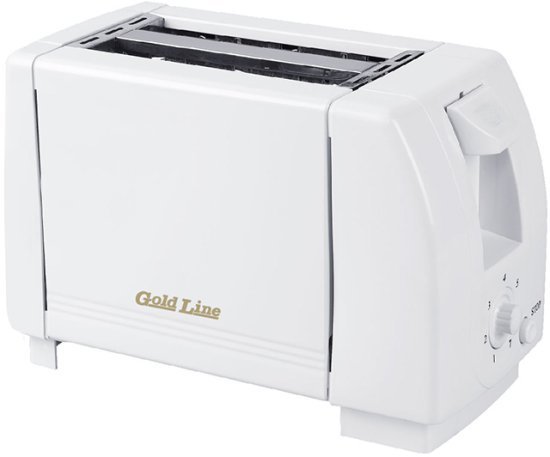 טוסטר קופץ 2 פרוסות 750W דגם ATL-017 מבית Gold Line - צבע לבן