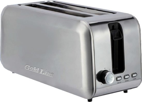 מצנם קופץ 4 פרוסות 1400W דגם ATL-037 מבית Gold Line