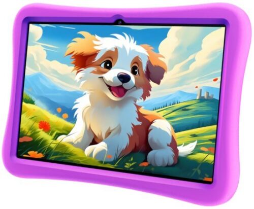 340738_b_1.jpg טאבלט לילדים בגודל ''Oukitel Kids OT6 4GB + 64GB 10.1 - צבע סגול עם כיסוי מגן ורוד